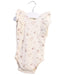 A White Sleeveless Bodysuits from Jamie Kay in size 3-6M for girl. (Front View)