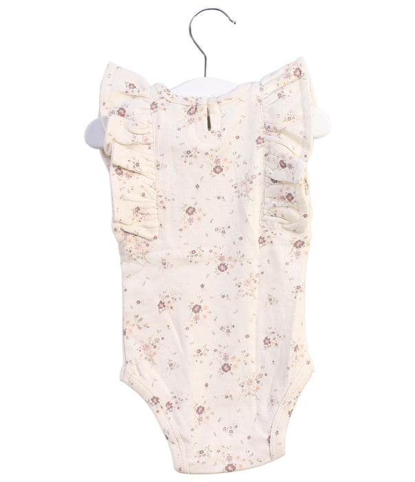 A White Sleeveless Bodysuits from Jamie Kay in size 3-6M for girl. (Back View)