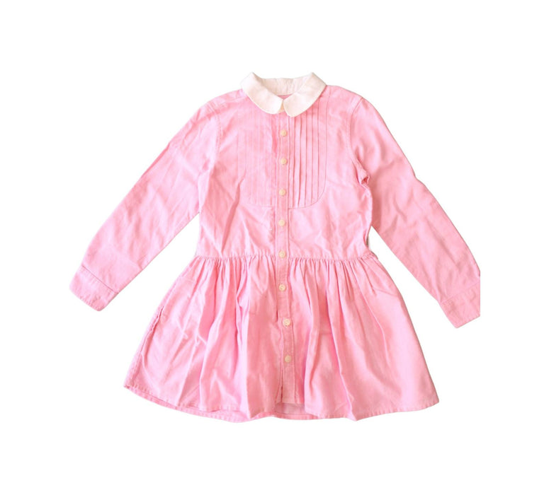 A Pink Long Sleeve Dresses from Ralph Lauren in size 4T for girl. (Front View)