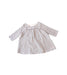 A Navy Long Sleeve Dresses from Petit Bateau in size 3-6M for girl. (Front View)