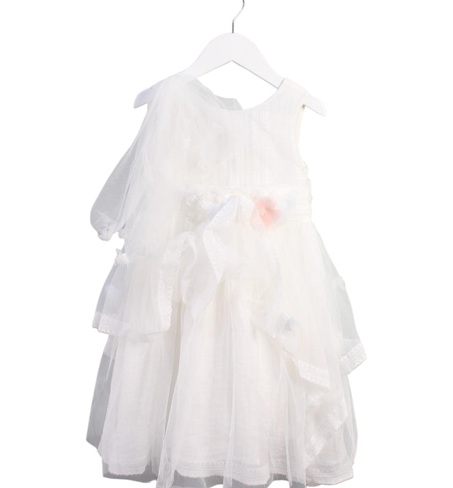 4t white dress White Nicholas & Bears Sleeveless Dress 4T — Retykle