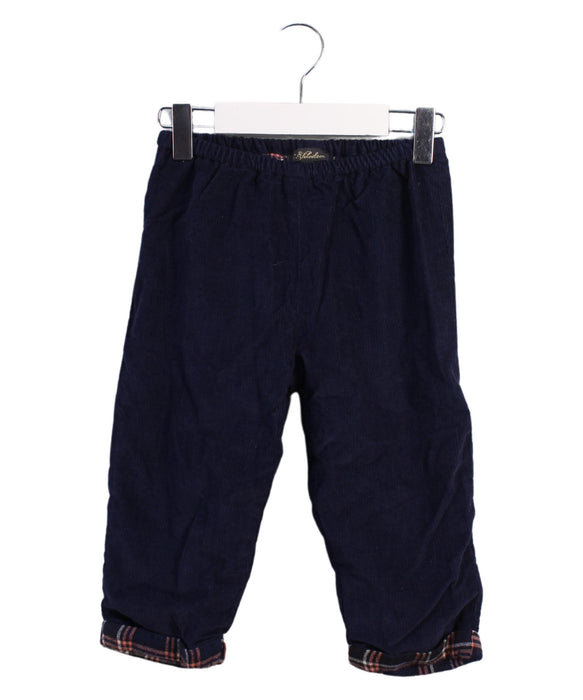 A Blue Casual Pants from Velveteen in size 2T for boy. (Front View)