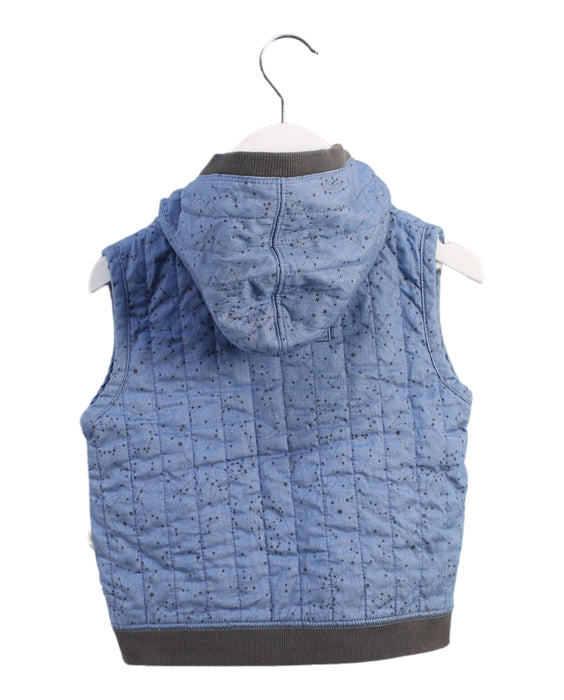 A Blue Outerwear Vests from The Bonnie Mob in size 4T for boy. (Back View)