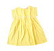 A Yellow Short Sleeve Dresses from Bonpoint in size 3T for girl. (Front View)