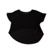 A Black Short Sleeve Tops from Seraphine in size S for maternity. (Front View)