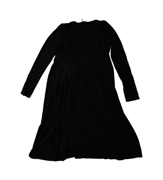 A Black Long Sleeve Dresses from Seraphine in size M for maternity. (Back View)