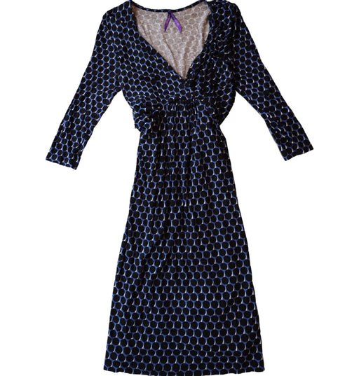 A Blue Long Sleeve Dresses from Seraphine in size S for maternity. (Front View)