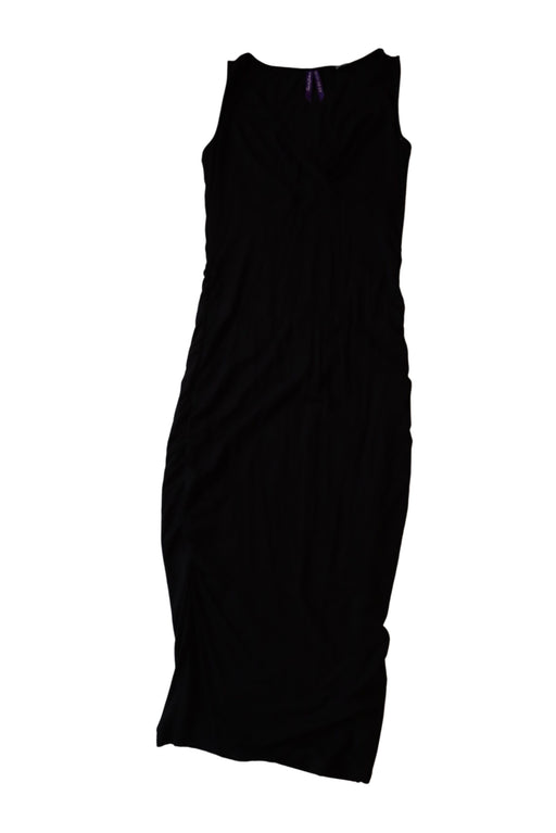 A Black Sleeveless Dresses from Seraphine in size S for maternity. (Front View)