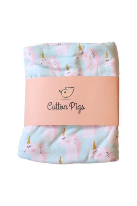 A Blue Blankets from Cotton Pigs in size O/S for girl. (Front View)