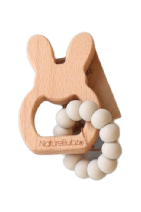 A White Wooden Toys from Nature Bubz in size O/S for neutral. (Back View)