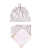 A Grey Bibs from Malabar Baby in size 0-3M for neutral. (Back View)
