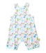 A Blue Sleeveless Rompers from Cotton Pigs in size 18-24M for boy. (Front View)