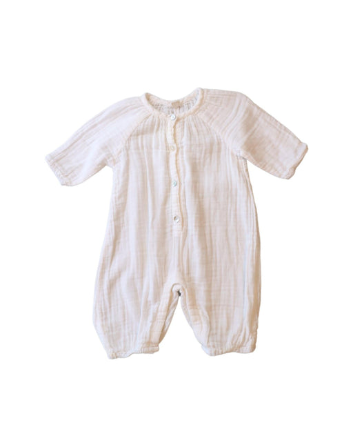 A White Rompers from Numero 74 in size 3-6M for neutral. (Front View)