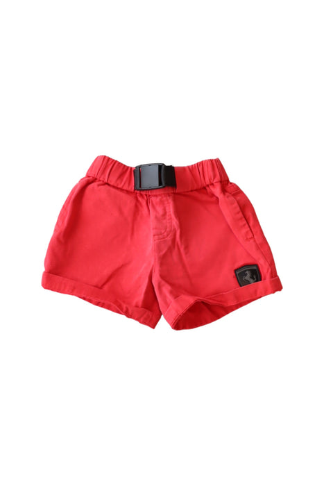 A Red Shorts from Ferrari in size 12-18M for boy. (Front View)