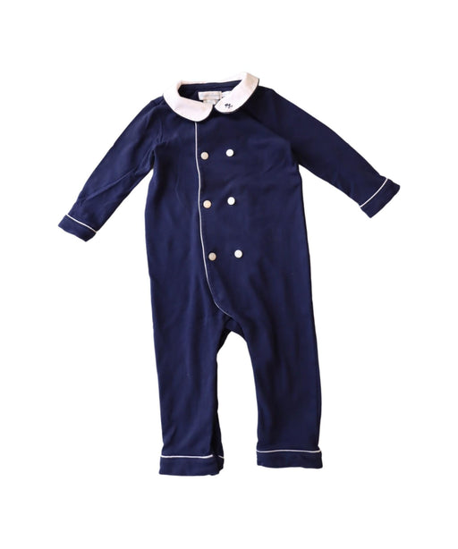 A Blue Long Sleeve Jumpsuits from Ralph Lauren in size 6-12M for boy. (Front View)