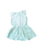 A Blue Sleeveless Dresses from Seed in size 4T for girl. (Front View)