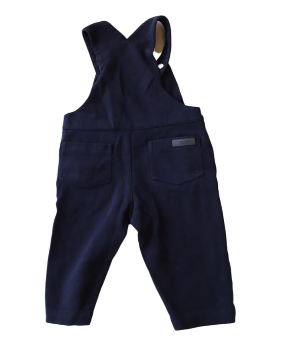 A Navy Long Overalls from Jacadi in size 6-12M for boy. (Back View)