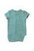 A Green Short Sleeve Bodysuits from Seed in size 0-3M for boy. (Back View)