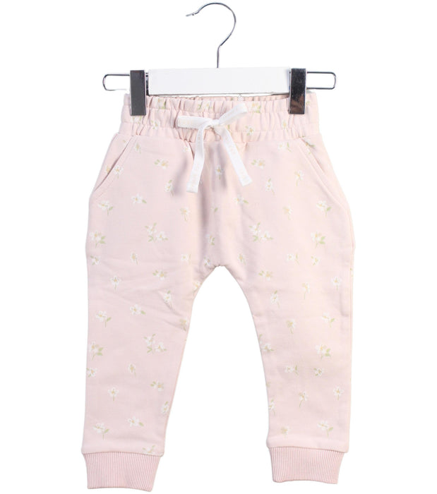 A Pink Sweatpants from Jamie Kay in size 6-12M for girl. (Front View)