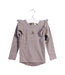 A Taupe Long Sleeve Tops from Jamie Kay in size 6-12M for girl. (Front View)