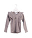 A Taupe Long Sleeve Tops from Jamie Kay in size 4T for girl. (Front View)