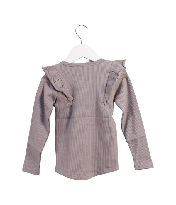 A Taupe Long Sleeve Tops from Jamie Kay in size 4T for girl. (Back View)