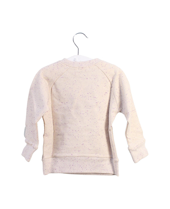 A White Crewneck Sweatshirts from Jamie Kay in size 6-12M for girl. (Back View)