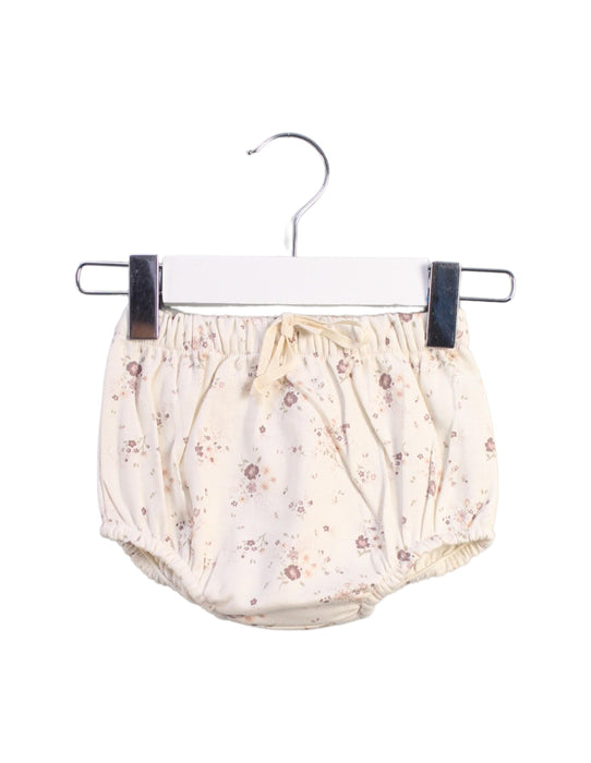 A White Bloomers from Jamie Kay in size 3-6M for girl. (Front View)