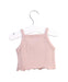 A Pink Sleeveless Tops from Jamie Kay in size 3-6M for girl. (Back View)