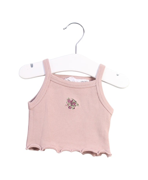 A Pink Sleeveless Tops from Jamie Kay in size 3-6M for girl. (Front View)