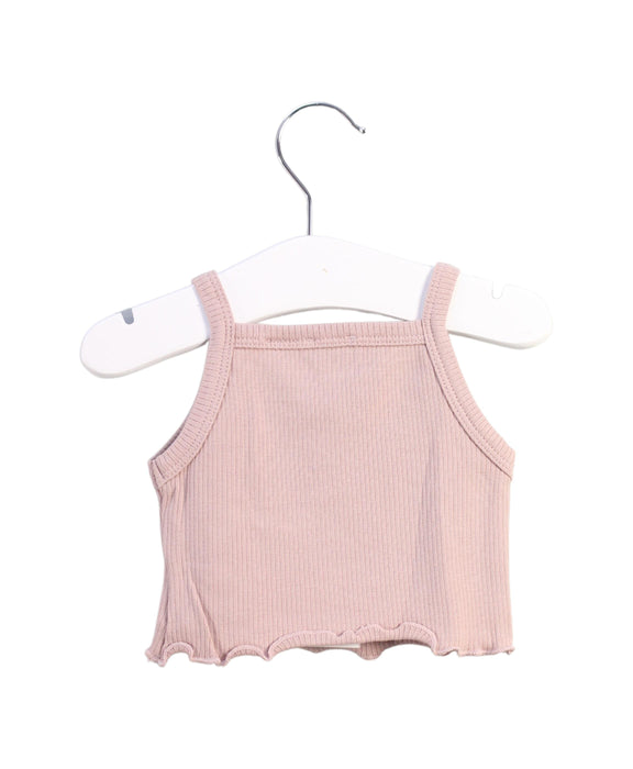 A Pink Sleeveless Tops from Jamie Kay in size 3-6M for girl. (Back View)