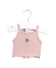 A Pink Sleeveless Tops from Jamie Kay in size 0-3M for girl. (Front View)