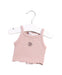 A Pink Sleeveless Tops from Jamie Kay in size 0-3M for girl. (Front View)