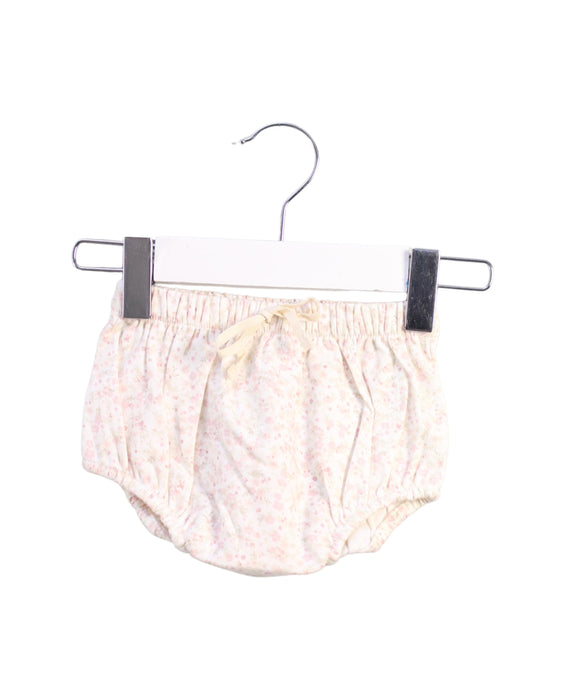 A White Bloomers from Jamie Kay in size 0-3M for girl. (Front View)