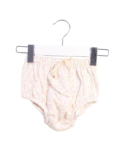 A White Bloomers from Jamie Kay in size 3-6M for girl. (Front View)