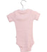 A Pink Short Sleeve Bodysuits from Jamie Kay in size 0-3M for girl. (Back View)