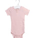 A Pink Short Sleeve Bodysuits from Jamie Kay in size 3-6M for girl. (Front View)