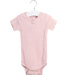 A Pink Short Sleeve Bodysuits from Jamie Kay in size 6-12M for girl. (Front View)