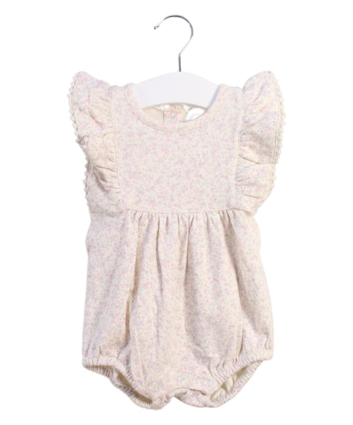 A White Sleeveless Bodysuits from Jamie Kay in size 3-6M for girl. (Front View)