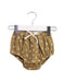 A Brown Bloomers from Jamie Kay in size 0-3M for girl. (Front View)