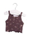 A Brown Sleeveless Tops from Jamie Kay in size 6-12M for girl. (Front View)