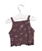 A Brown Sleeveless Tops from Jamie Kay in size 6-12M for girl. (Back View)