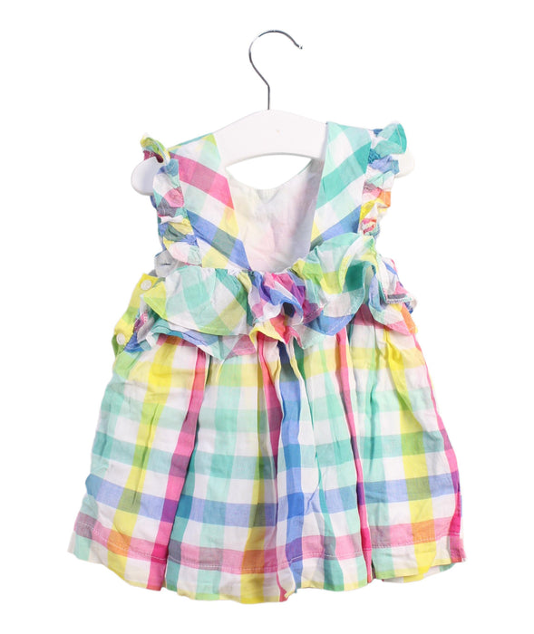 A Multicolour Sleeveless Dresses from Mayoral in size 6-12M for girl. (Back View)