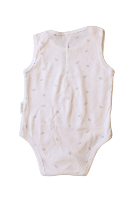 A White Bodysuits from Purebaby in size 6-12M for neutral. (Back View)