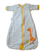 A Blue Sleepsacs from The Gro Company in size 0-3M for boy. (Front View)