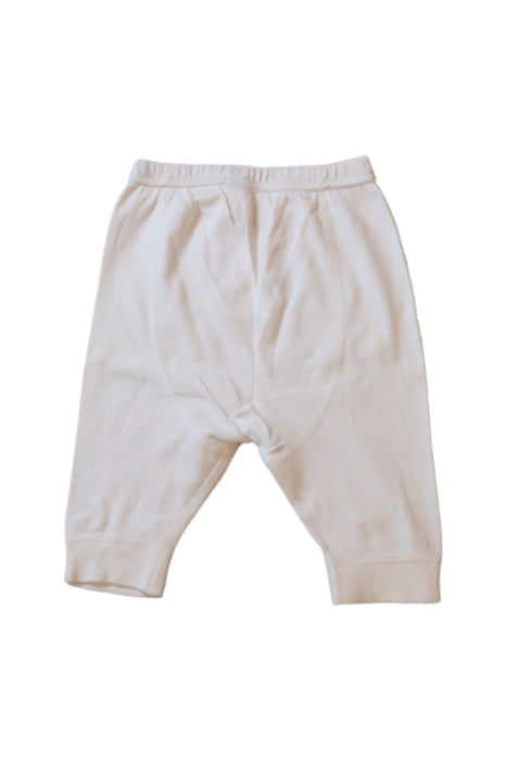 A White Casual Pants from Mides in size 0-3M for neutral. (Front View)