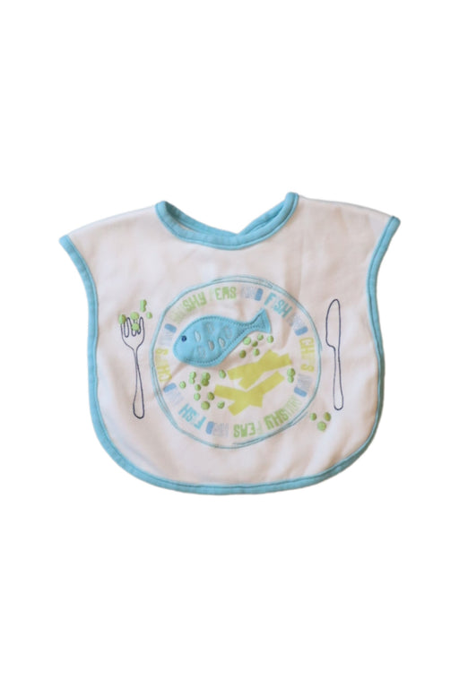 A White Bibs from Mides in size O/S for neutral. (Front View)