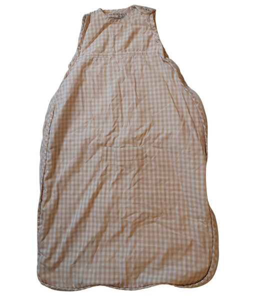 A Peach Sleepsacs from Merino Kids in size 0-3M for neutral. (Front View)