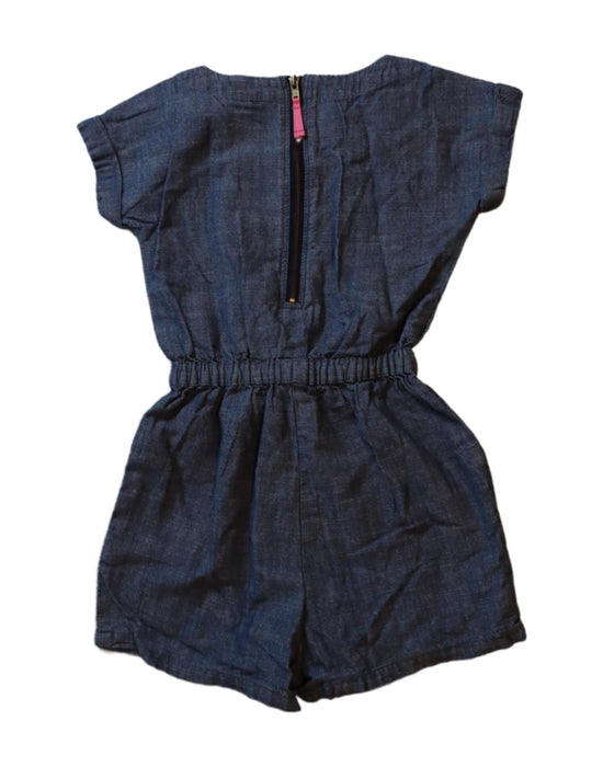 A Navy Rompers from Crewcuts in size 2T for girl. (Back View)