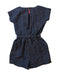A Navy Rompers from Crewcuts in size 2T for girl. (Back View)